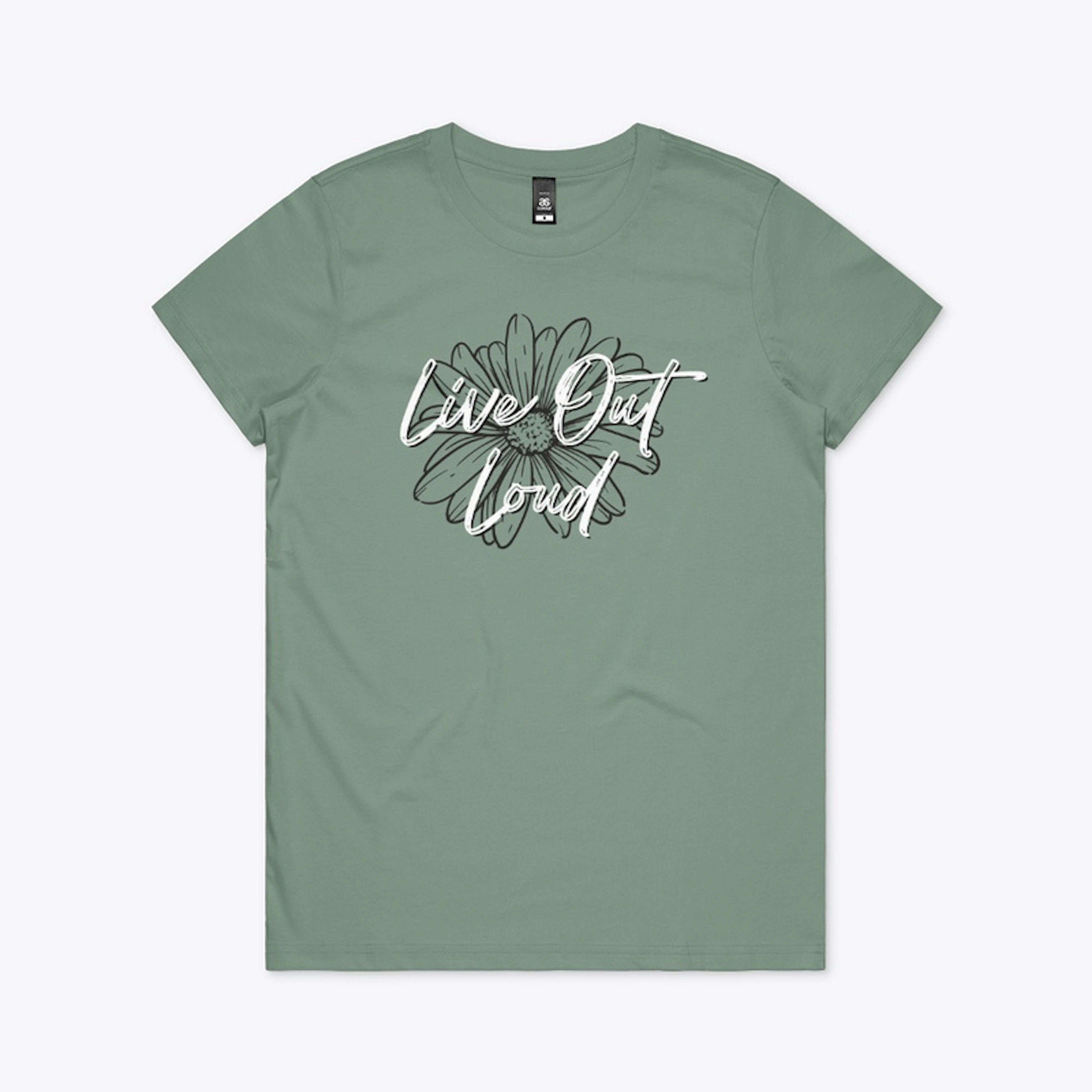 Live Out Loud Ultra Premium Floral Tee
