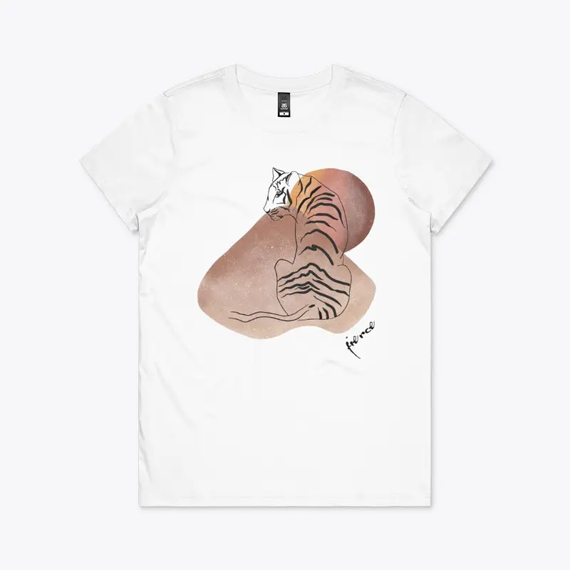 Tiger Sketch Short Sleeve Unisex T-Shirt