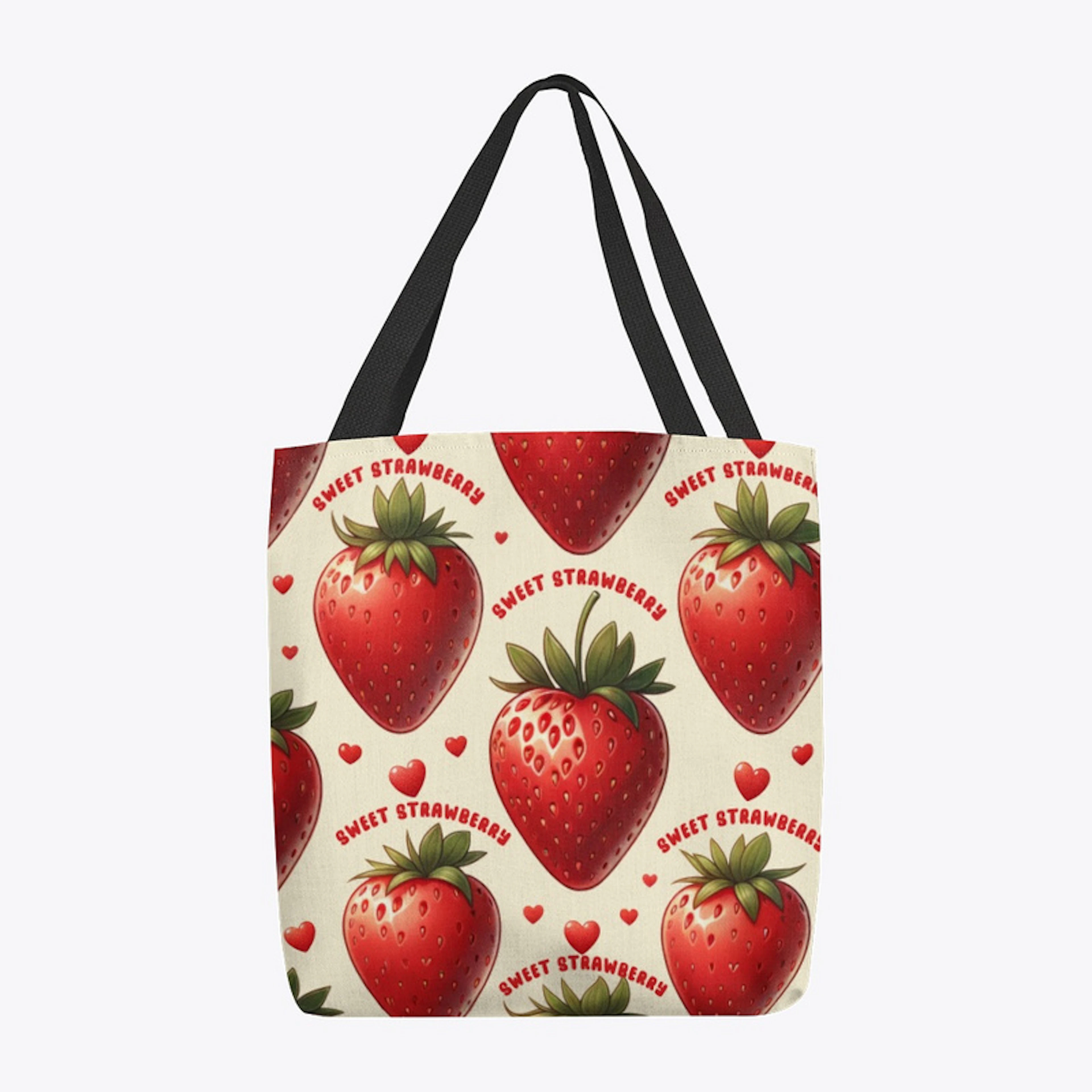 Sweet Strawberry Summer Market Tote