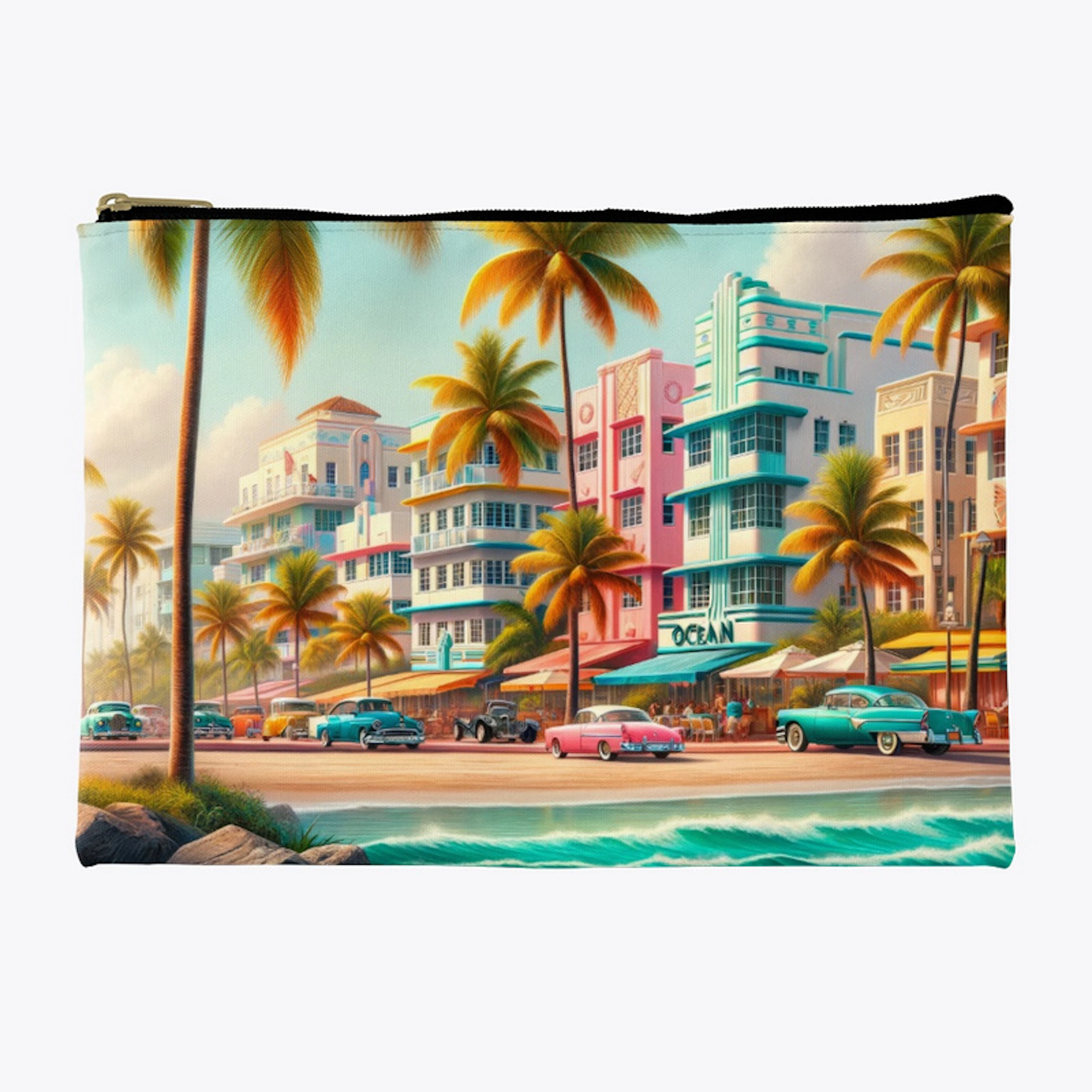 Beach Bum Miami Cosmetic Bag
